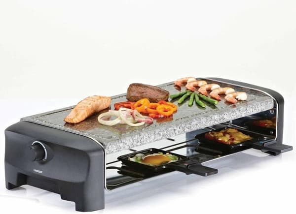 Prinsesse 162830 Gourmetsæt - Stone Grill & Raclette Party – 8 personer