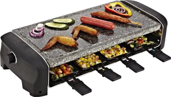 Prinsesse 162830 Gourmetsæt - Stone Grill & Raclette Party – 8 personer