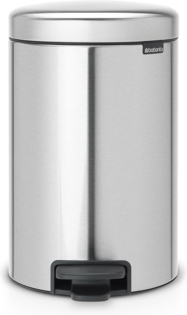 Brabantia newIcon Papperskorgen - 12 l - Fingeravtryckssäker i matt stål
