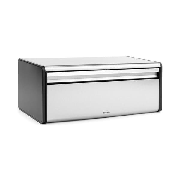 Brabantia Brødspand - med klaplåg - Fingeraftrykssikker i mat stål / mat sort
