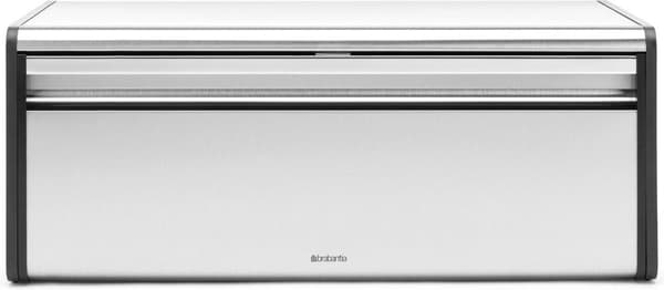 Brabantia leipälaatikko - läppäkansi - Matt Steel Sormenjälkipitävä / Matt Black