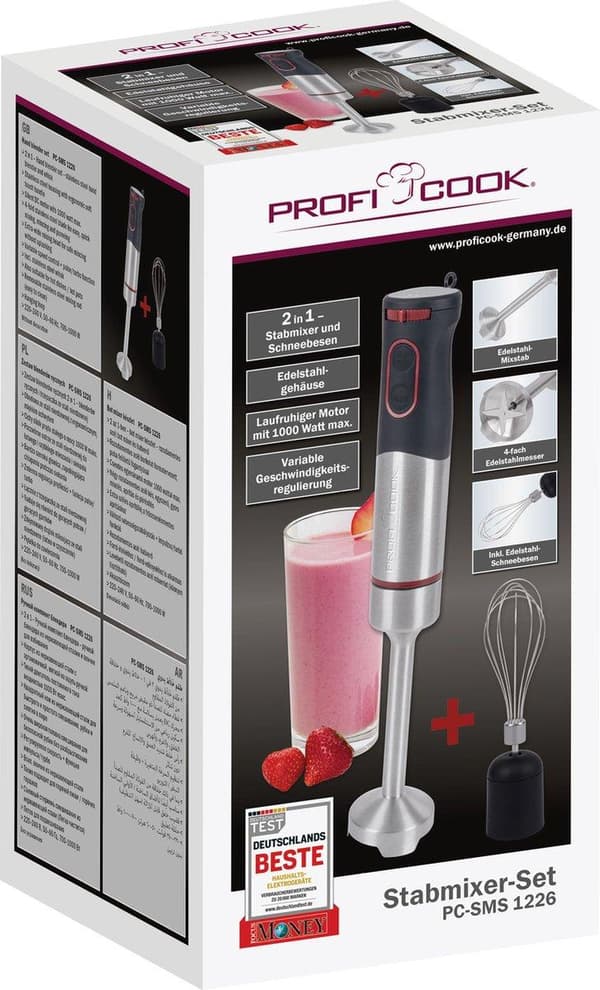 ProfiCook SMS 1226 - 2 i 1 mixerset