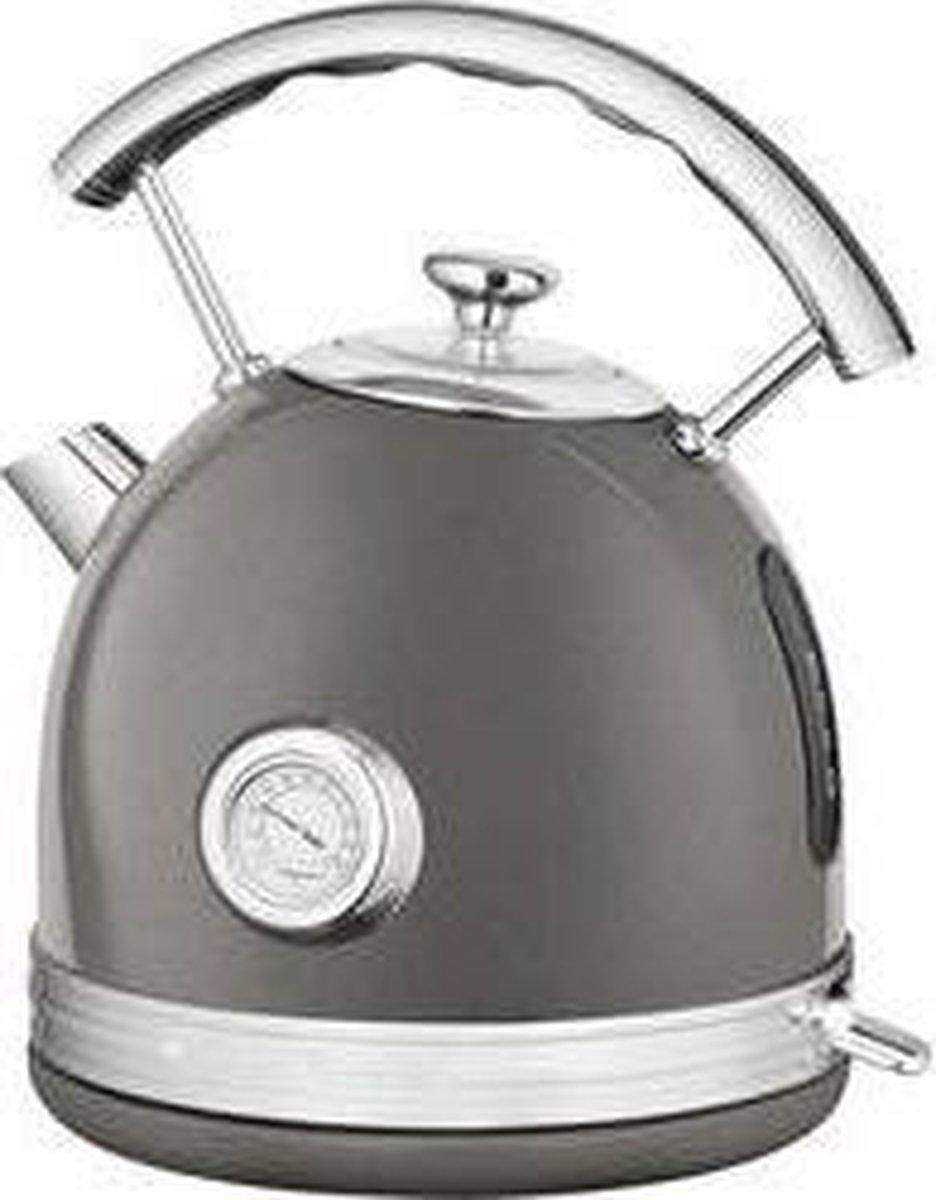 ProfiCook WKS 1192 - vintage retro vattenkokare -Antracit, Silver - 1,7L - 2200 W