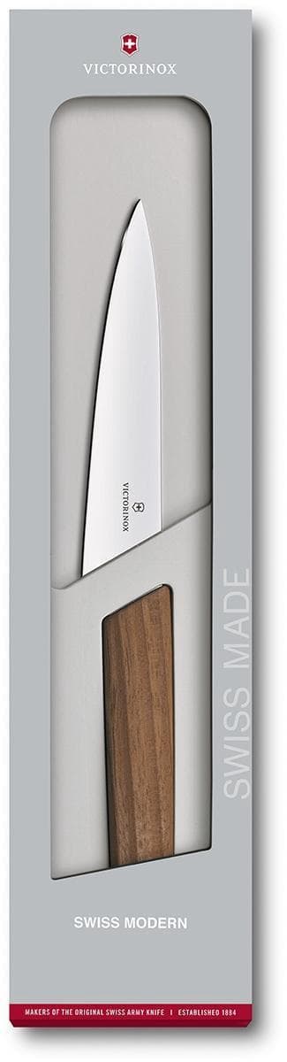 Victorinox Swiss Modern kokkekniv 15cm valnøddetræ