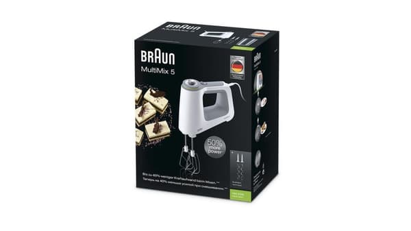 Braun MultiMix 5 - HM 5100 WH - Håndmixer - Hvid