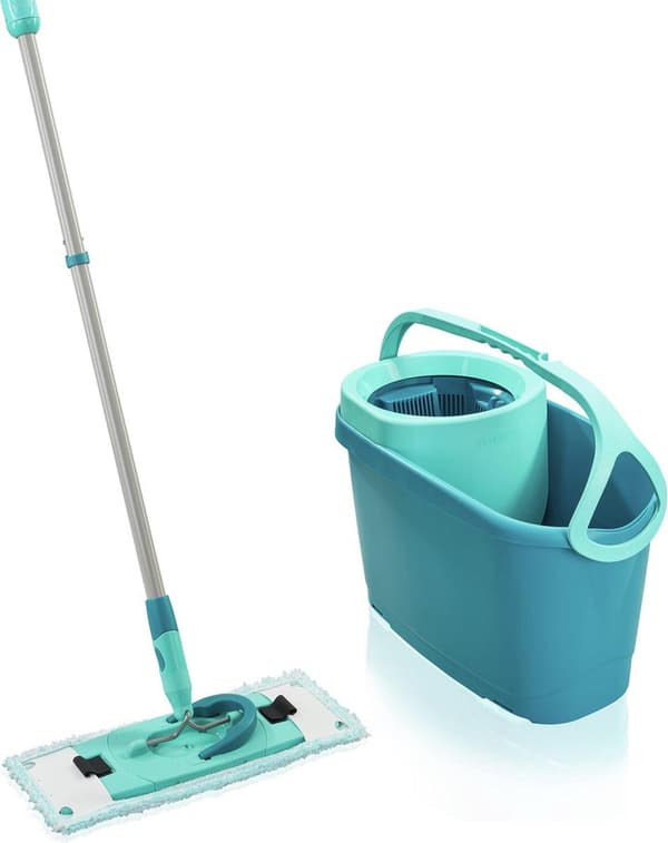 Leifheit - Clean Twist golvmopp m kardborre ergo - 33 cm moppset komplett