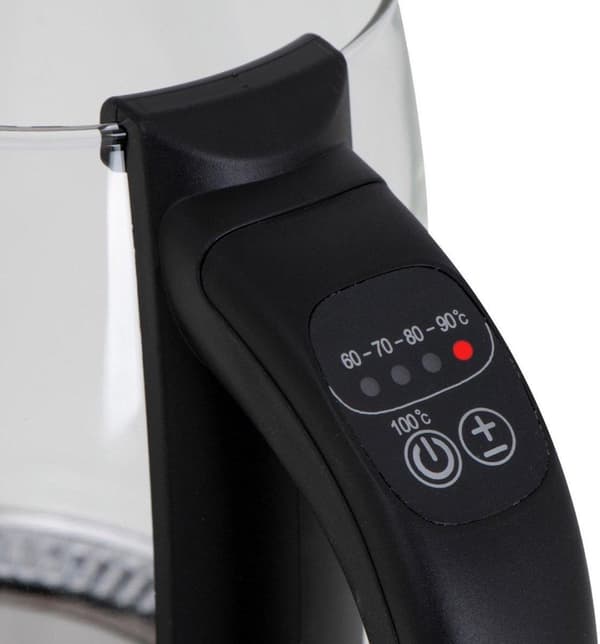 Glaskedel med Temp. Control & Tea Infuser CR 1290 Camry