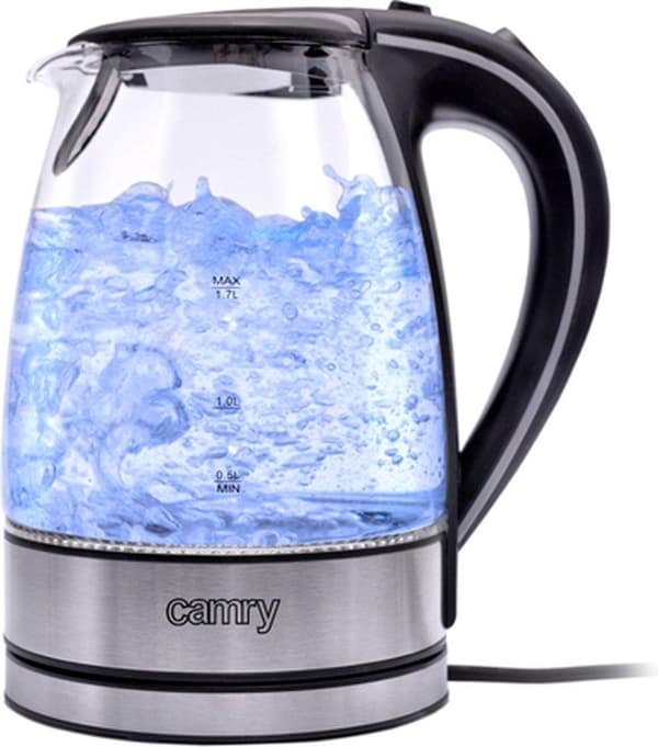 Glaskedel med Temp. Control & Tea Infuser CR 1290 Camry
