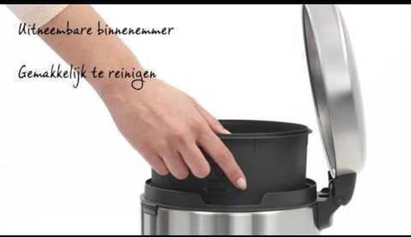 Brabantia NewIcon Papperskorgen - 5 l - Vit