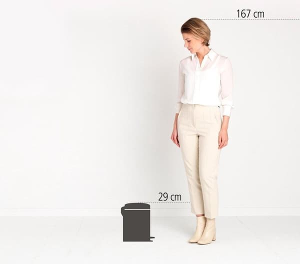 Brabantia NewIcon Papperskorgen - 5 l - Vit