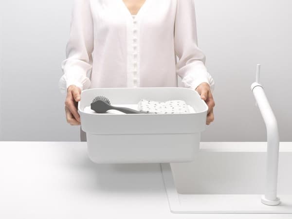 Brabantia SinkSide Opvaskemaskine Firkantet - med aftræk - Lysegrå
