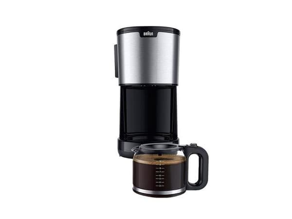 BRAUN KF 1500 BK kaffemaskine PurShine 10 kopper glaskande (KF 1500 BK)