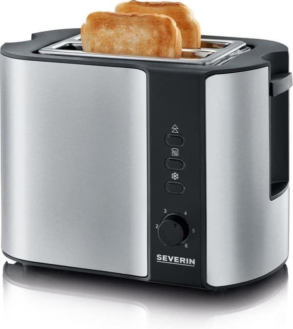 Severin AT 2589 - Brødrister -rustfrit stål