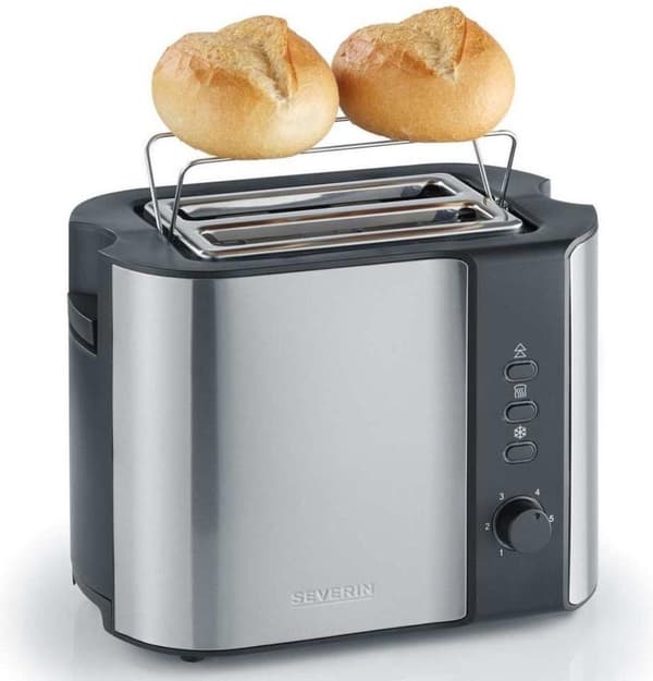 Severin AT 2589 - Brødrister -rustfrit stål