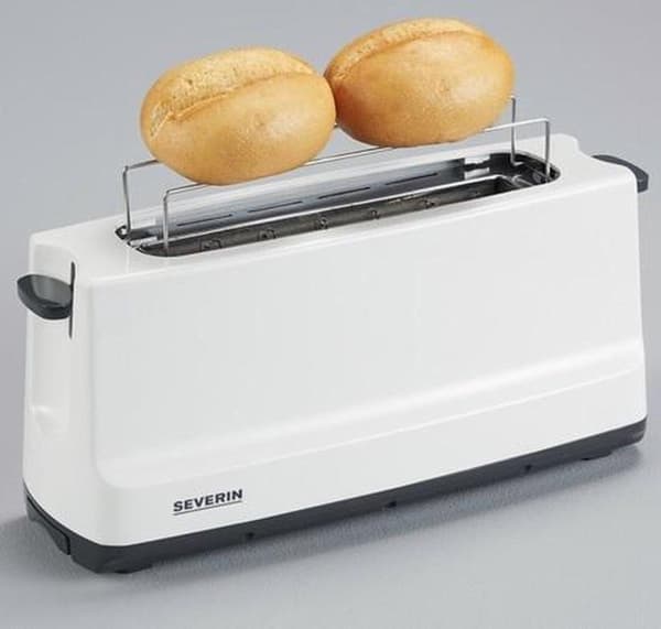 Severin AT 2232 - Long Lock Brødrister - Hvid