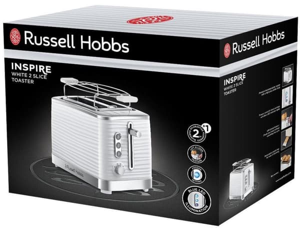 Russell Hobbs 24370-56 Inspire Toaster - valkoinen
