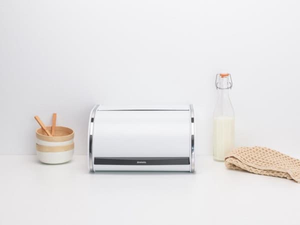 Brabantia Brødspand - med skydelåg - Medium - Hvid