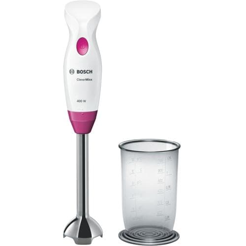Bosch MSM2410PW CleverMixx - Stavmixer - Vit/Rosa