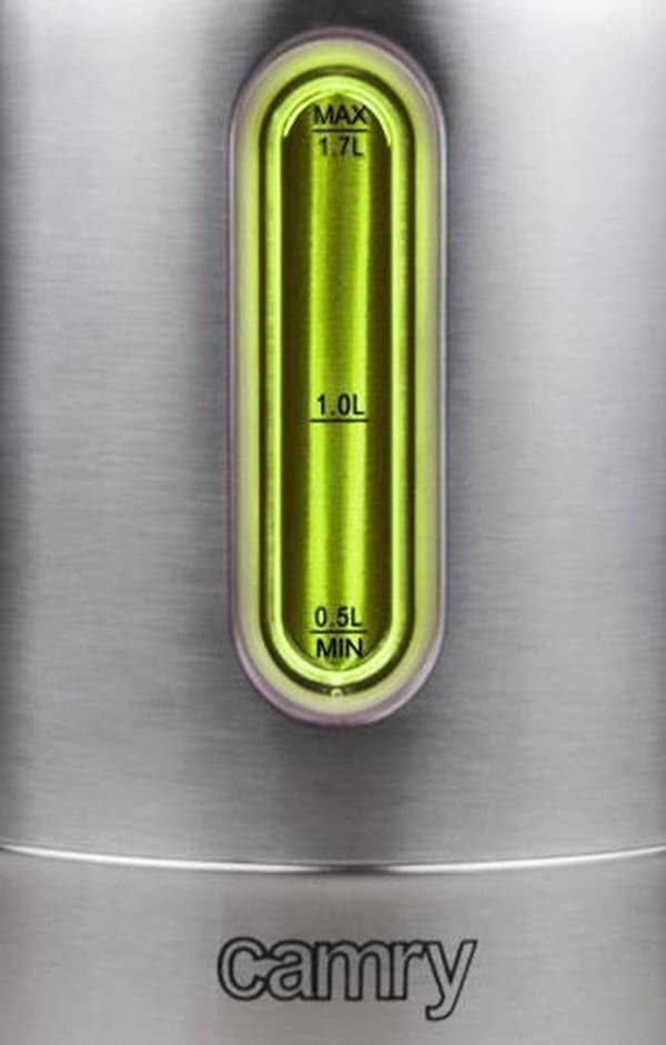 Glaskedel med temp. kontrol & farveindikation - 1,7 liter CR 1253 Camry