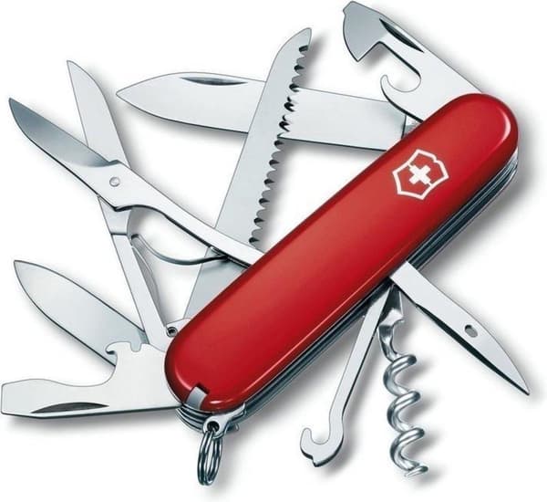 Victorinox Huntsman Fickkniv - 15 funktioner - Röd