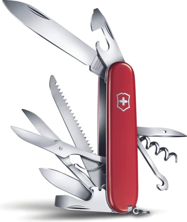 Victorinox Huntsman Fickkniv - 15 funktioner - Röd