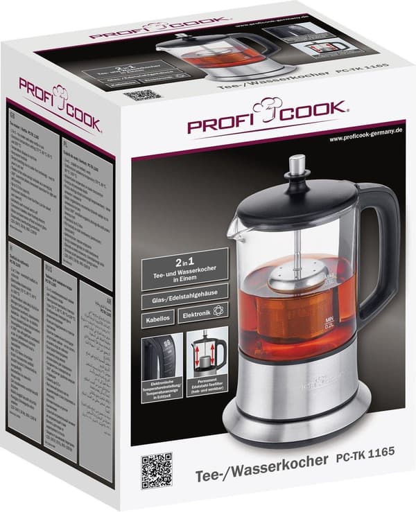 ProfiCook TK 1165 teenkeitin ja vedenkeitin