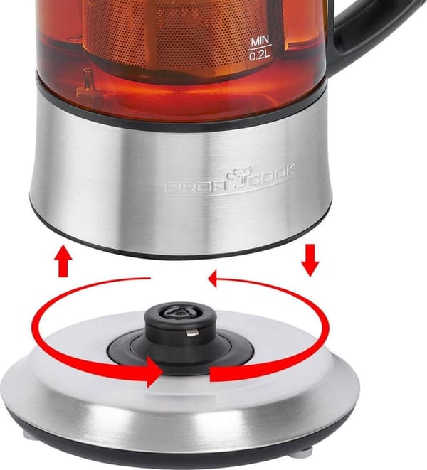 ProfiCook TK 1165 teenkeitin ja vedenkeitin