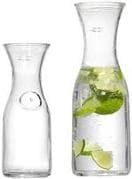 Ritzenhoff & Breker glaskaraff, 1 l rund, tål maskindisk, kalibrerad, - 6 delar (155136)