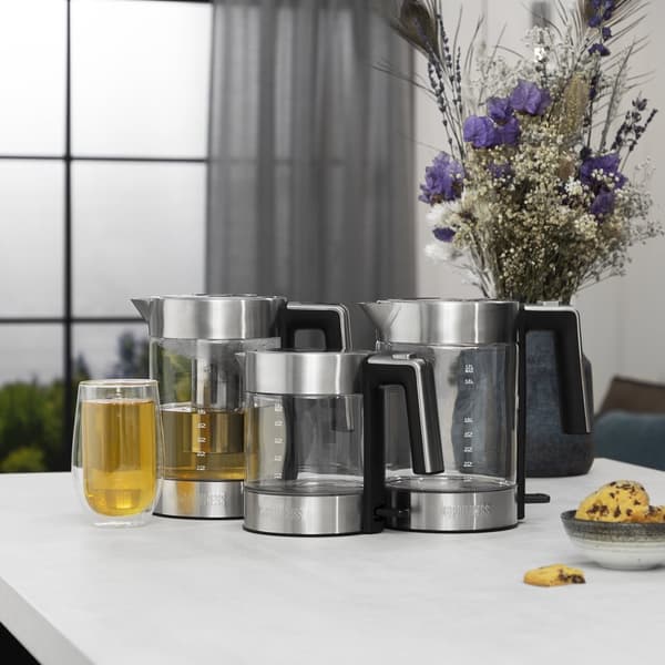 Princess 236040 Vattenkokare Brighton - Vattenkokare i glas – 1liter