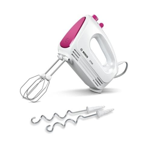 Bosch MFQ2210P Håndmixer 375W Pink, Hvid mixer