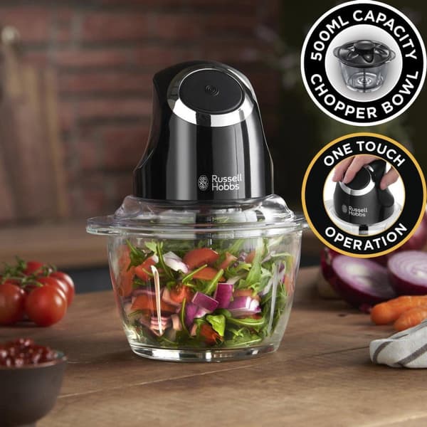 Russell Hobbs Desire Matte Black Mini Chopper 24662-56