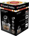 Miniatyrbild 8 av 8: Russell Hobbs Desire Matte Black Mini Chopper 24662-56