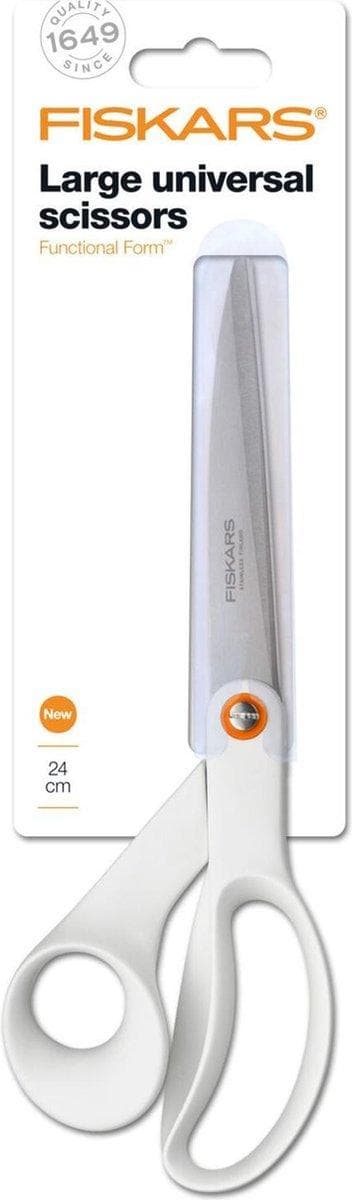 Fiskars Sax - Universal - 24cm - Vit - 1 st