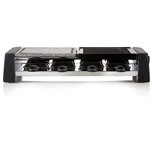 DOMO DO9190G Raclette/Stengrill, Plast, Svart, Grå (DO9190G)