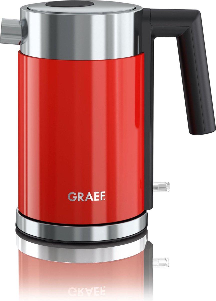 Graef WK403EU Kettle sladdlös rostfritt stål, Red