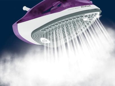 Tefal FV2836 Torr- och ångstrykjärn keramisk stryksula 2400 W Lila - Vit (FV2836E0)