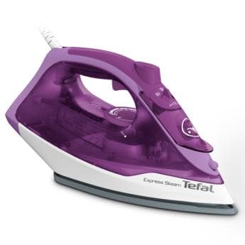 Tefal FV2836 Dry & Steam Iron keraaminen pohjalevy 2400 W violetti - valkoinen (FV2836E0)