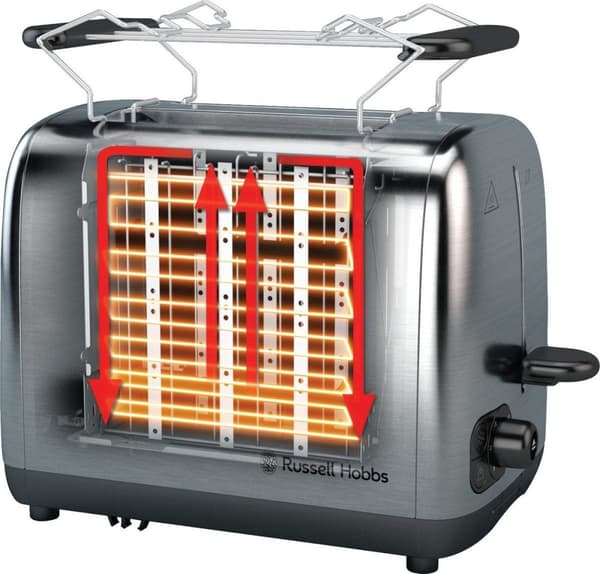 Russell Hobbs 24080-56 Adventure brødrister i rustfrit stål - 2 skiver