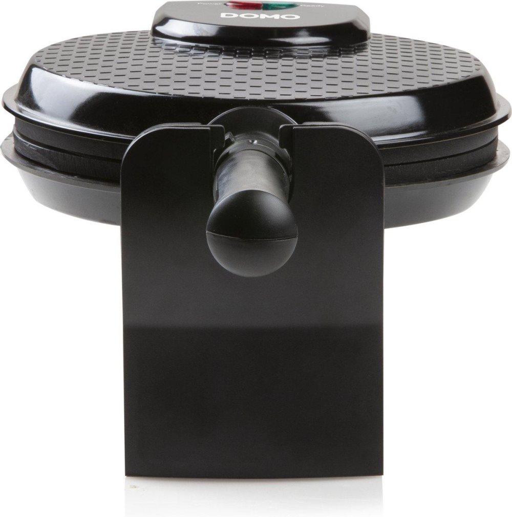 Domo DO9223W - Roterande våffeljärn - Runda våfflor Ø 17cm - Svart