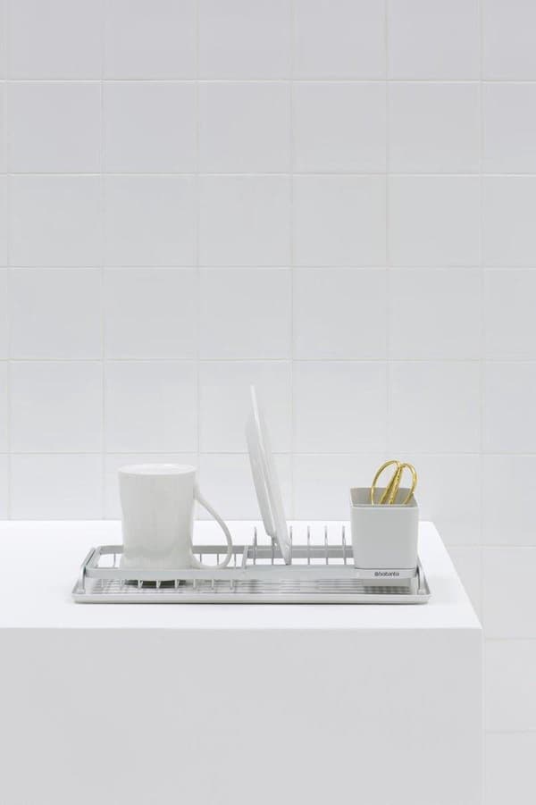 Brabantia SinkSide Dish Rack Compact - vaaleanharmaa