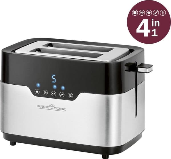 ProfiCook PC-TA1170 SensorTouch leivänpaahdin musta/ruostumaton teräs