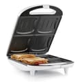 Miniatyrbillede 2 af 7: Tristar SA-3065 Sandwichmaskine XL - Non-stick belægning - Velegnet til 4 sandwich - 1300 watt - Hvid