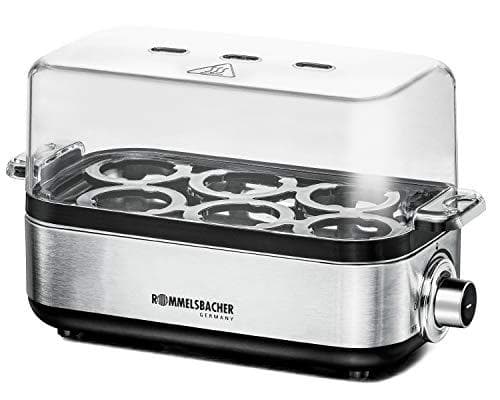Rommelsbacher ER 600 æggekoger, 400, rustfrit stål/sort
