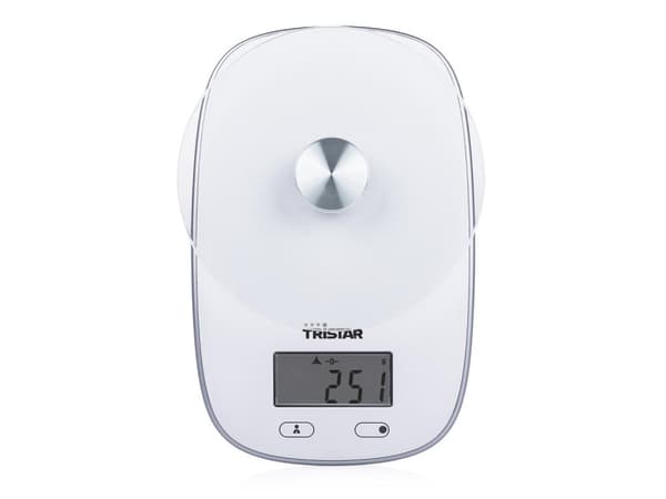 Tristar KW-2445 Köksvåg - Upp till 5 kilogram - Digital köksvåg - Vit