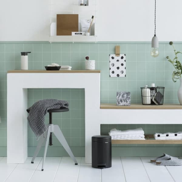 Brabantia NewIcon Papperskorgen - 3 l - Matt Svart
