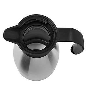 Emsa Soft Grip vakuumkande. Hurtigt tip. 1,0 L. Rustfrit stål/sort