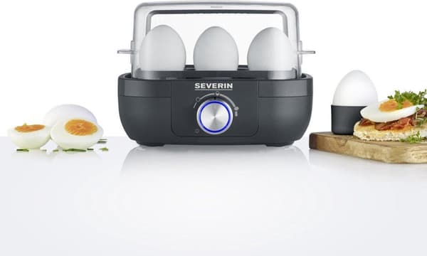 Severin EK 3166 - Æggekoger - Mat Sort