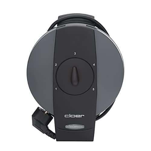 Cloer 1625. Bredde: 240mm, Dybde: 185mm, Højde: 100mm. Effekt: 930 W. Materiale: metal (1625)