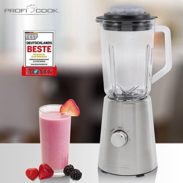 ProfiCook PC-UM 1213 - Tehosekoitin 500 W - Lasinen sekoituskuppi 1,0 litraa