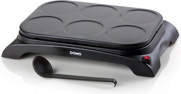 Domo DO8709P Family Crepêmaker - Pannkaksbakare - Svart